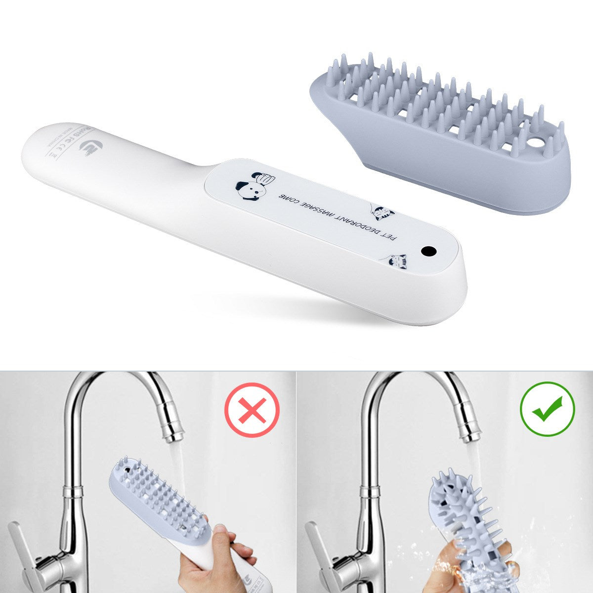 Transform Your Pet's Grooming Routine with the Pet Silicone Massage Brush