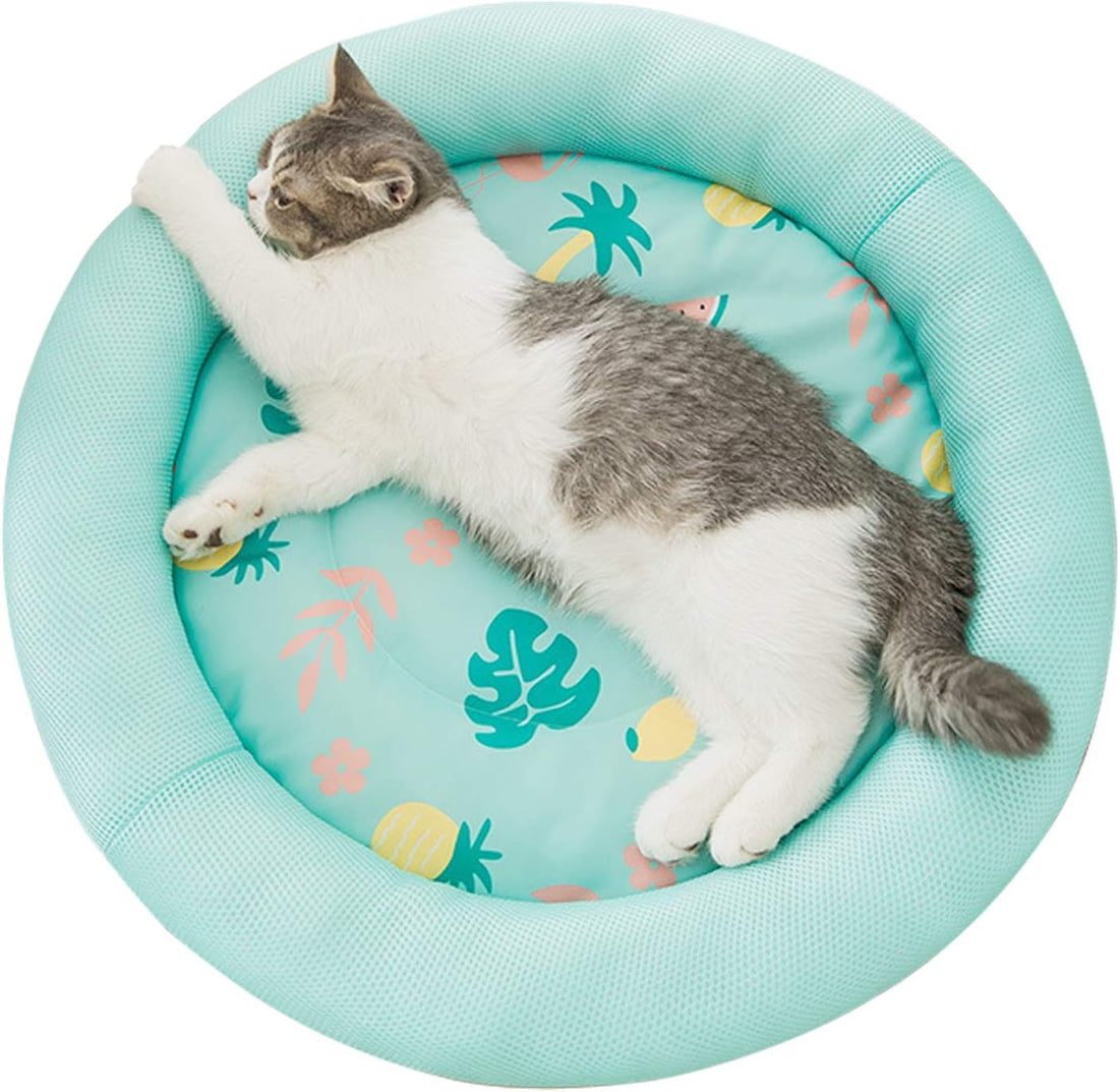 Cooling Pet Sleeping Round Breathable Bed