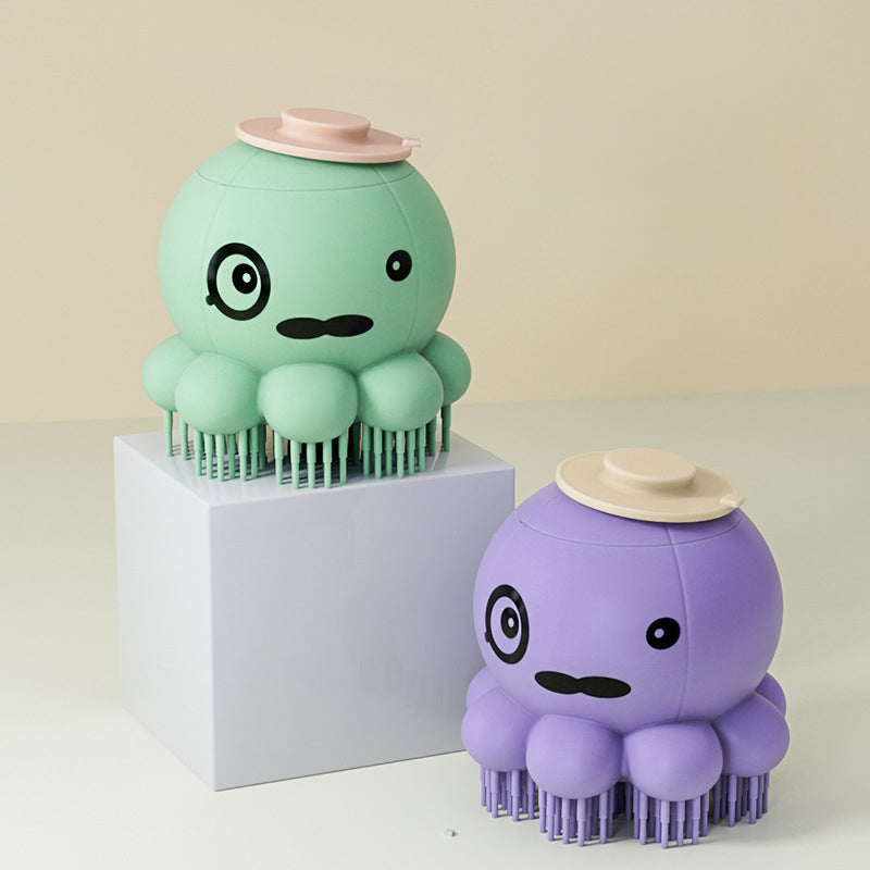 Pet Silicone Bath Massage Comb