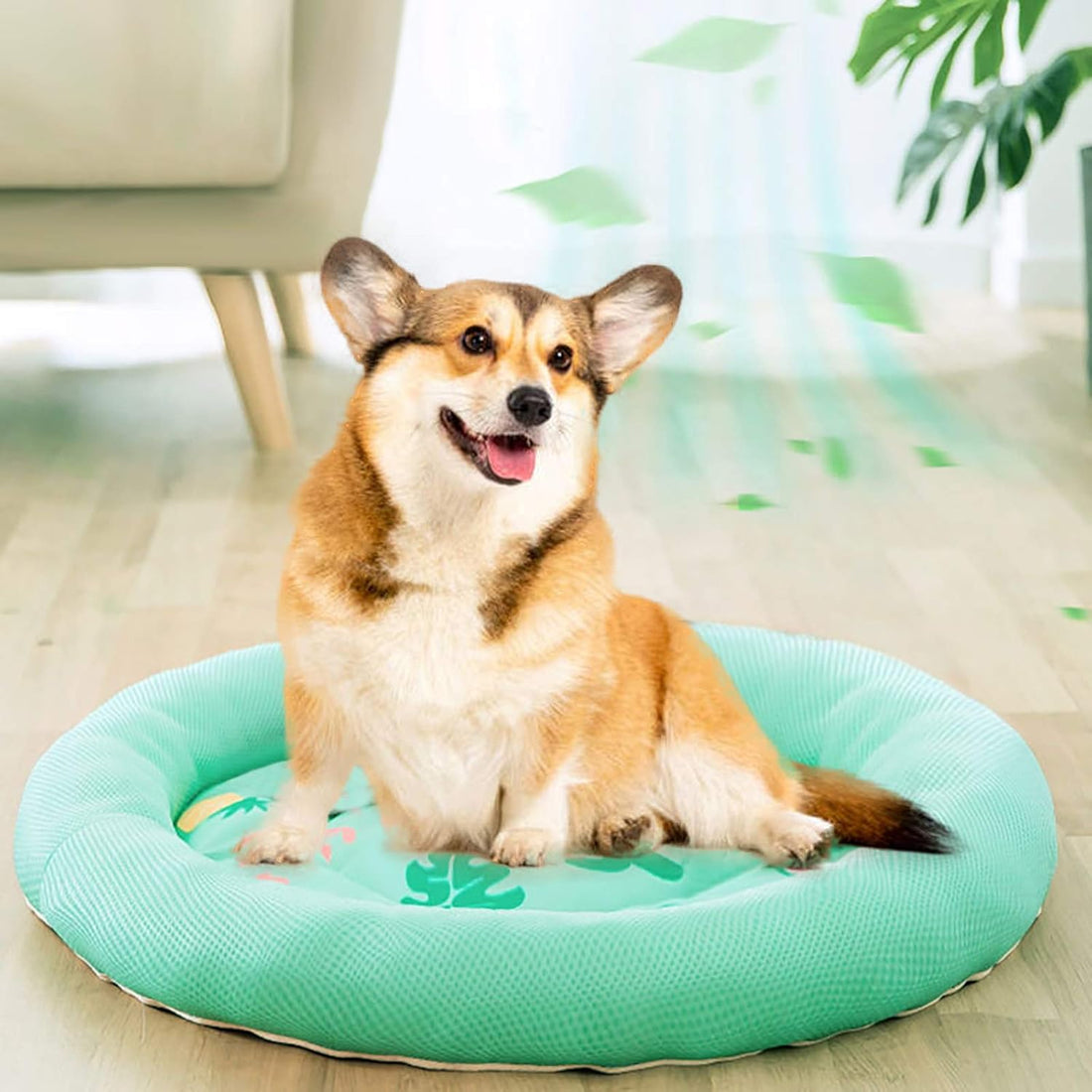Cooling Pet Sleeping Round Breathable Bed
