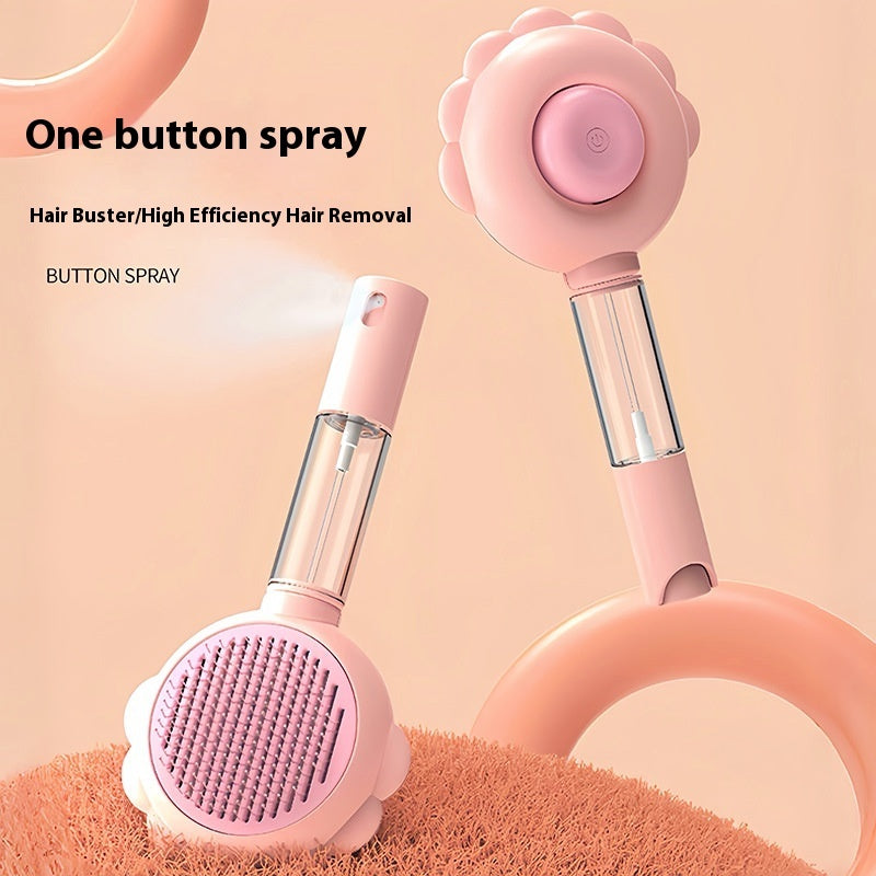 2 In 1 Self Cleaning Pet Brush