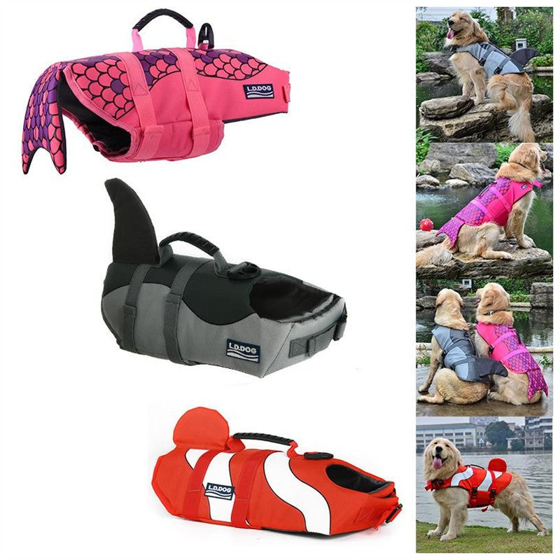 Pet Life Jacket Outdoor Swimming Suit