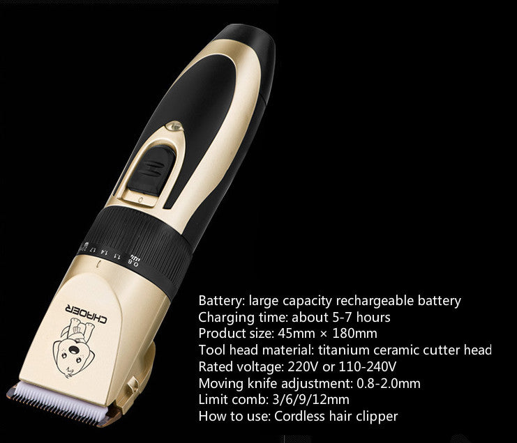 Professional Pet Dog Hair Trimmer