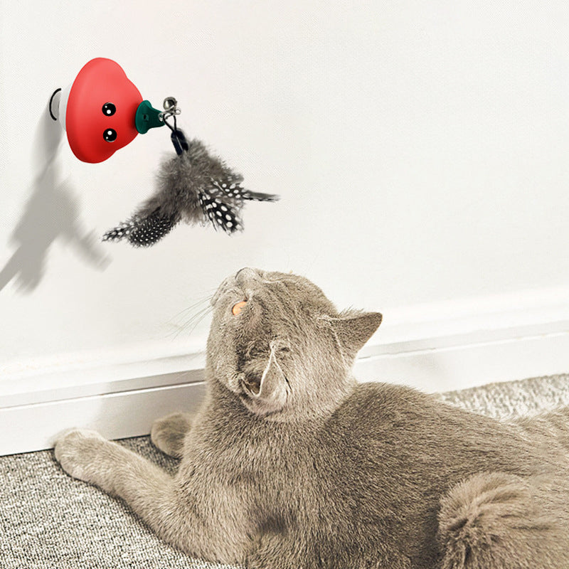 Cat Wand Suction Playing Toy