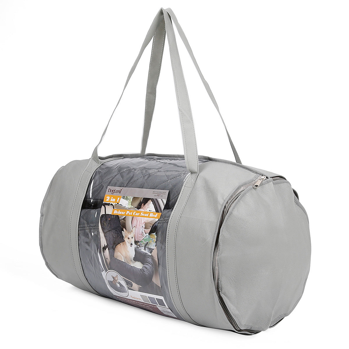 2 In 1 Pet Dog Folding Car Carrier