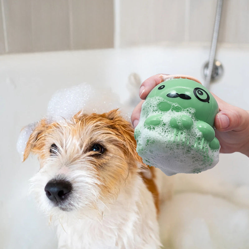 Pet Silicone Bath Massage Comb