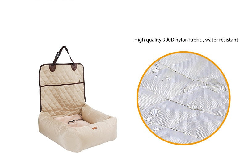 2 In 1 Pet Dog Folding Car Carrier