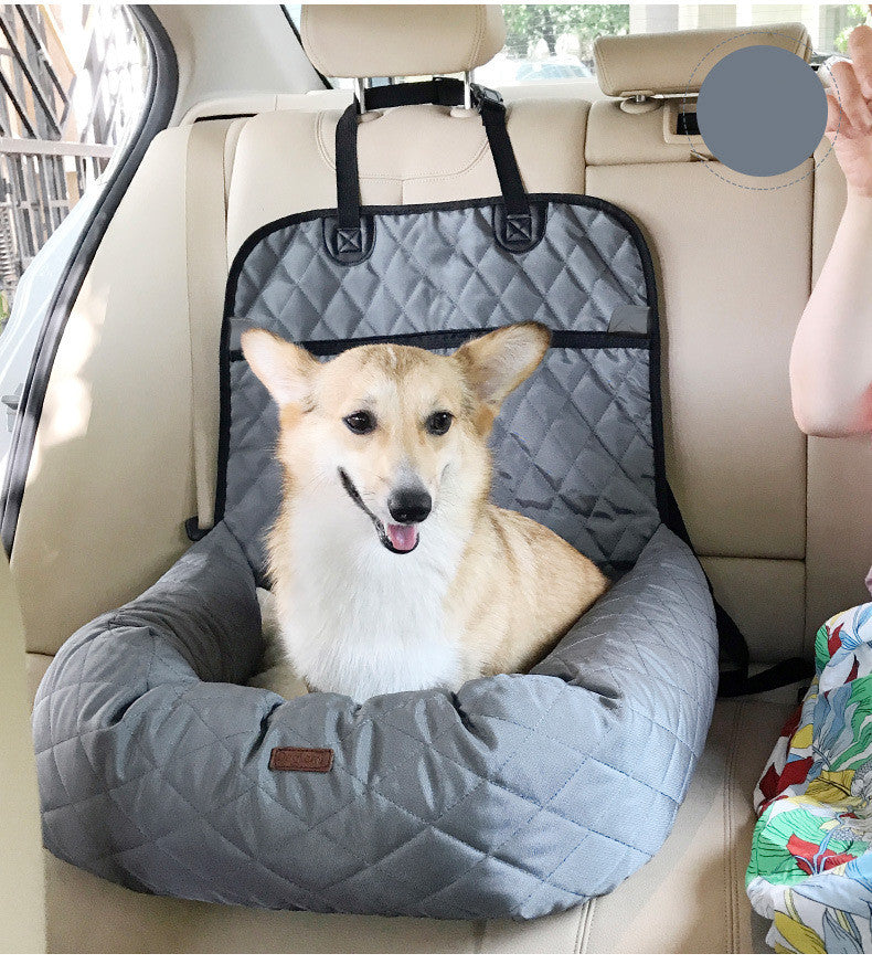 2 In 1 Pet Dog Folding Car Carrier