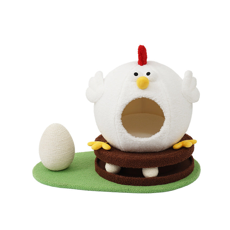 Chick Cat House Turntable Toys