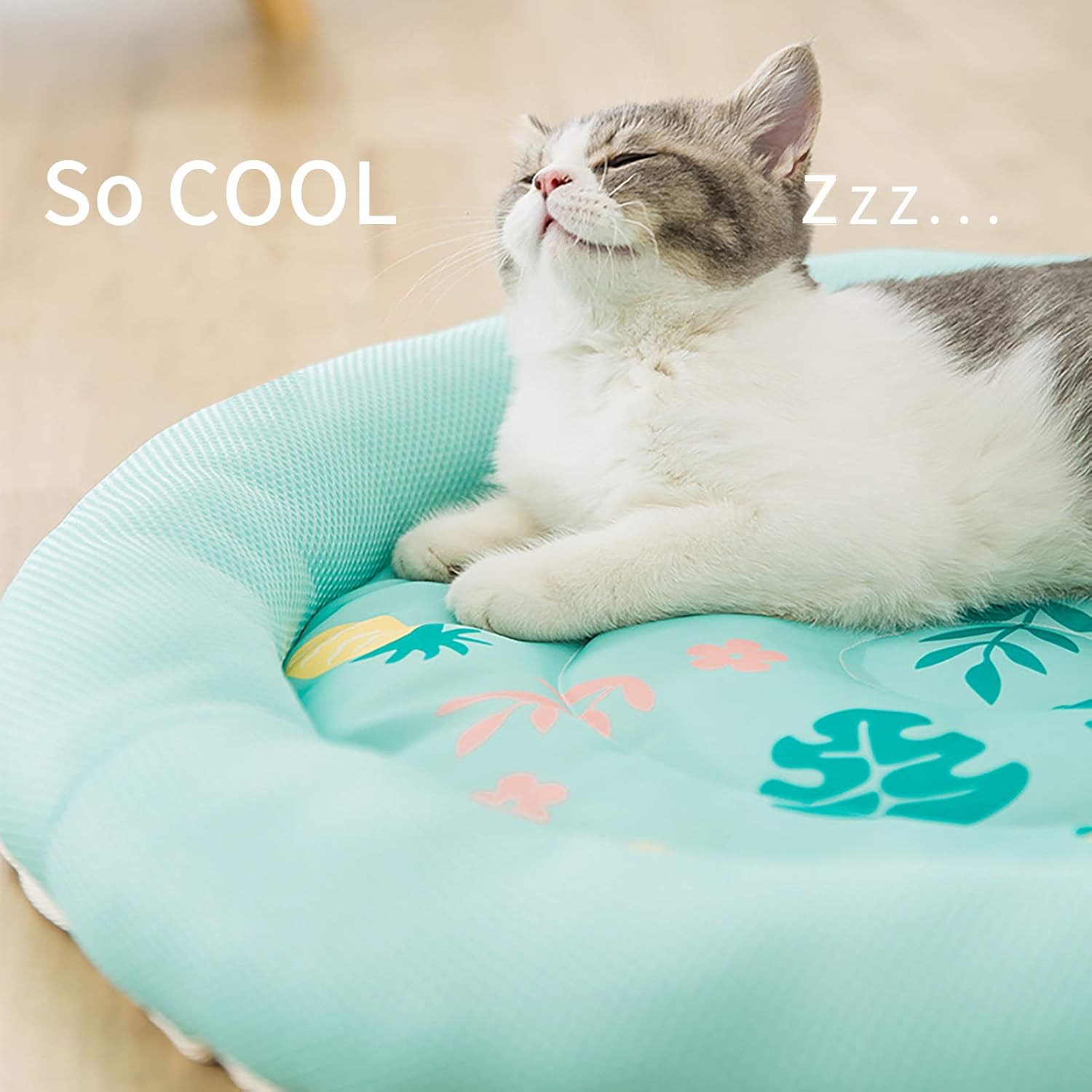 Cooling Pet Sleeping Round Breathable Bed