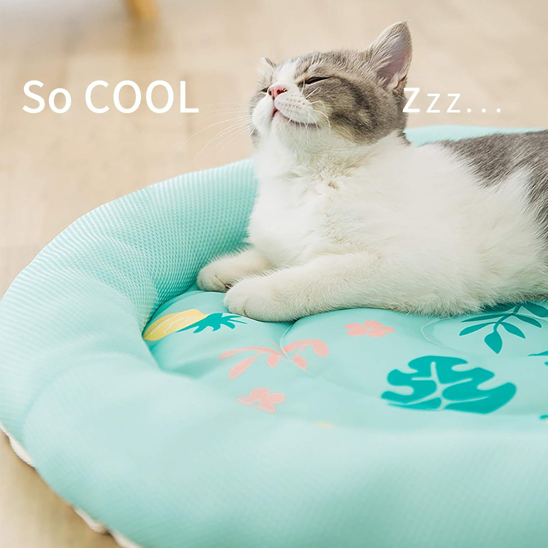 Cooling Pet Sleeping Round Breathable Bed