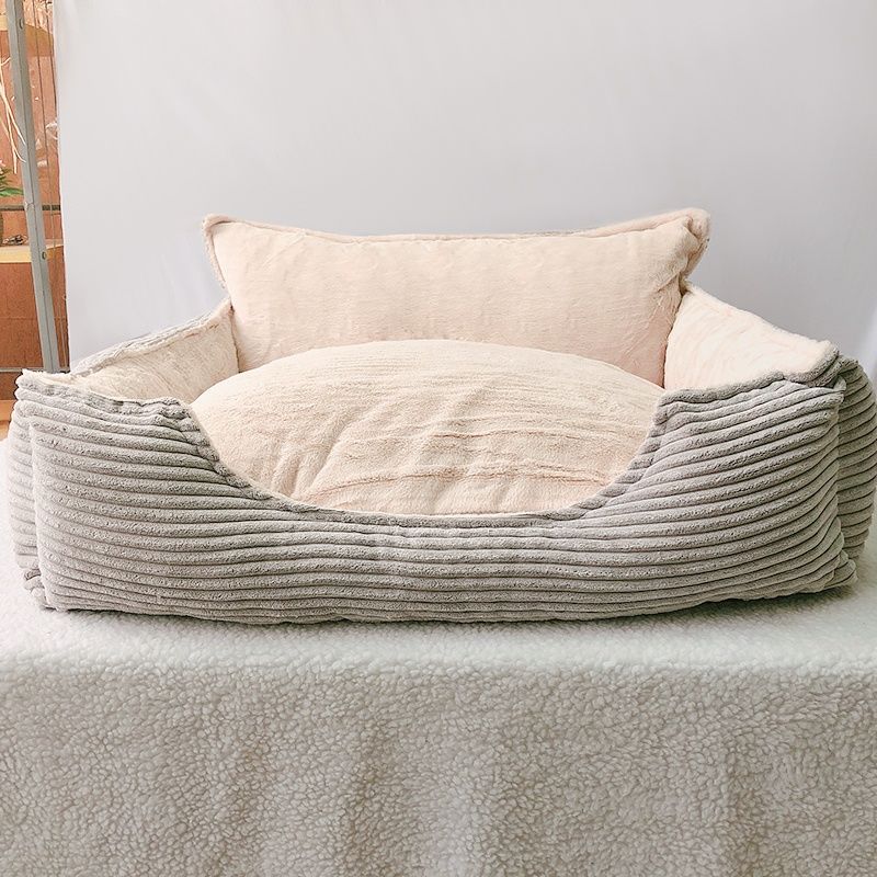 Removable And Washable Plush Warm Pet Dog Bed