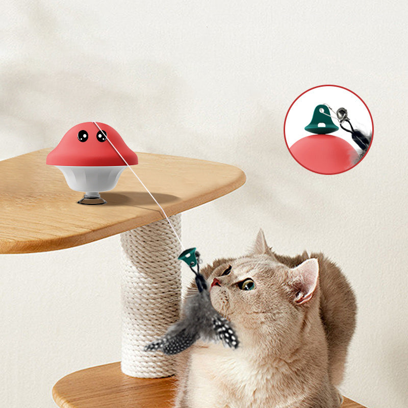 Cat Wand Suction Playing Toy