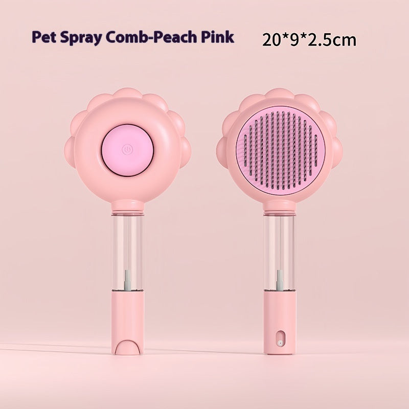 2 In 1 Self Cleaning Pet Brush